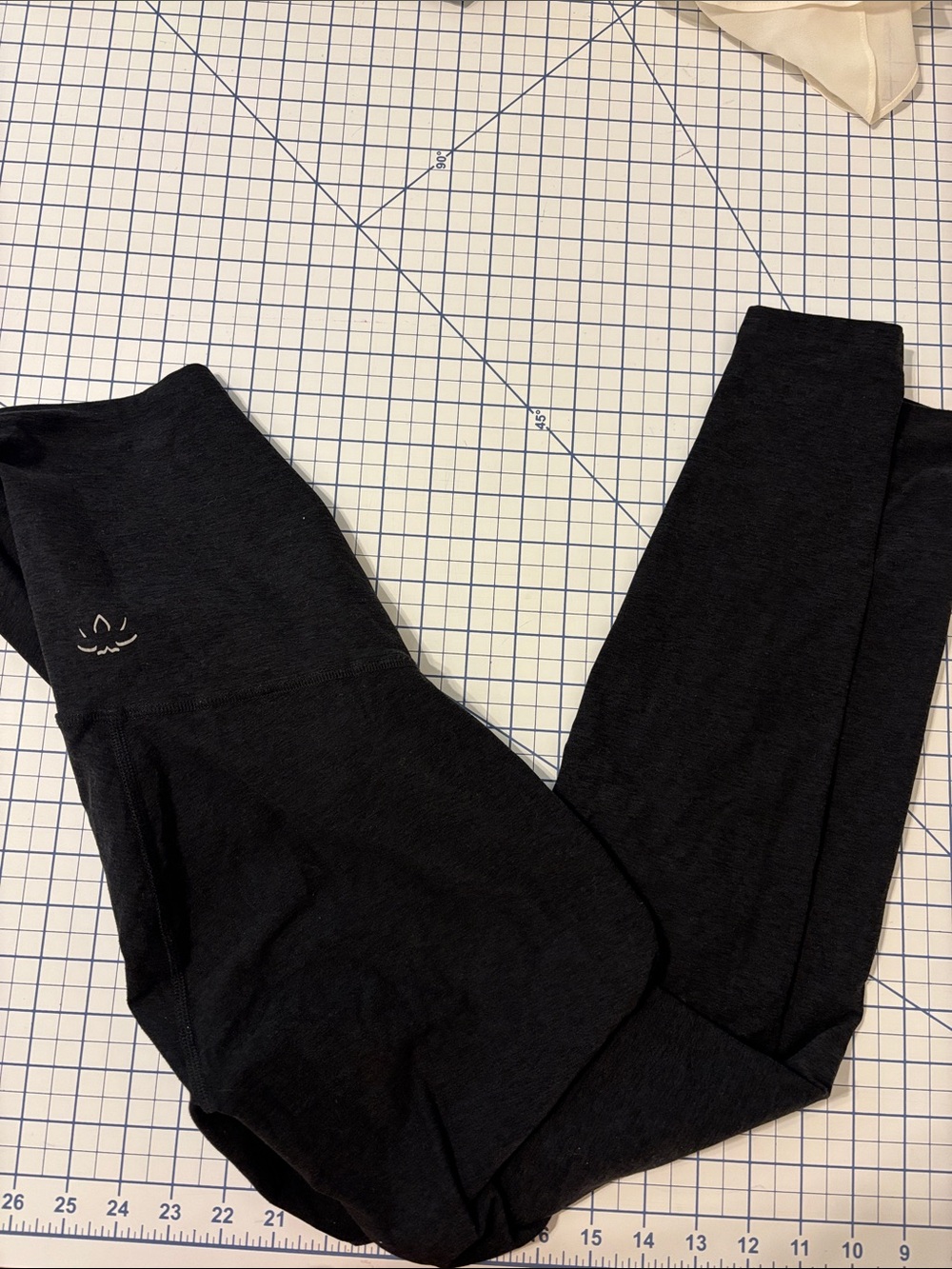 Beyond the Bump Beyond Yoga Black Spacedye maternity Leggings